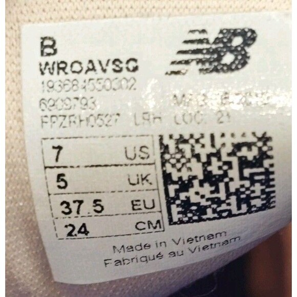 New Balance Fresh Foam Roav WROAVSG Sneaker Women's 7 Pink Blue Run Walk - Picture 7 of 16